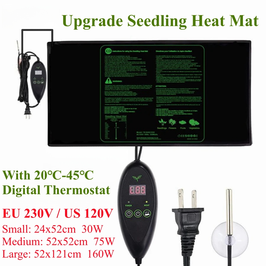 Heat Mat Seedling - Almofada de calor impermeável para mudas,
