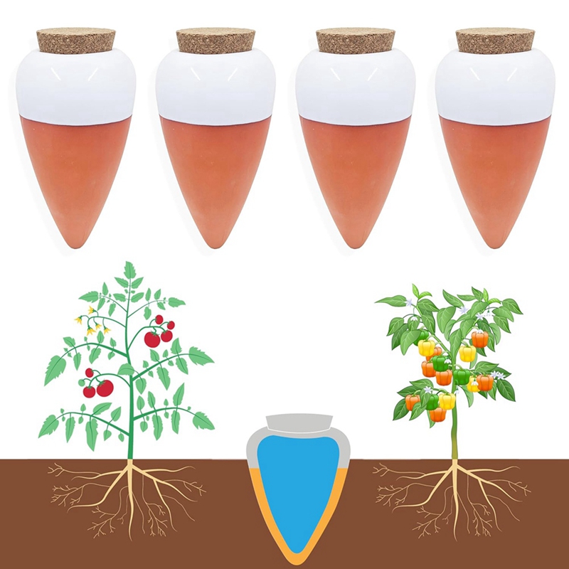 Bola regando planta de terraco - Self Watering Insert avaliação e preço
